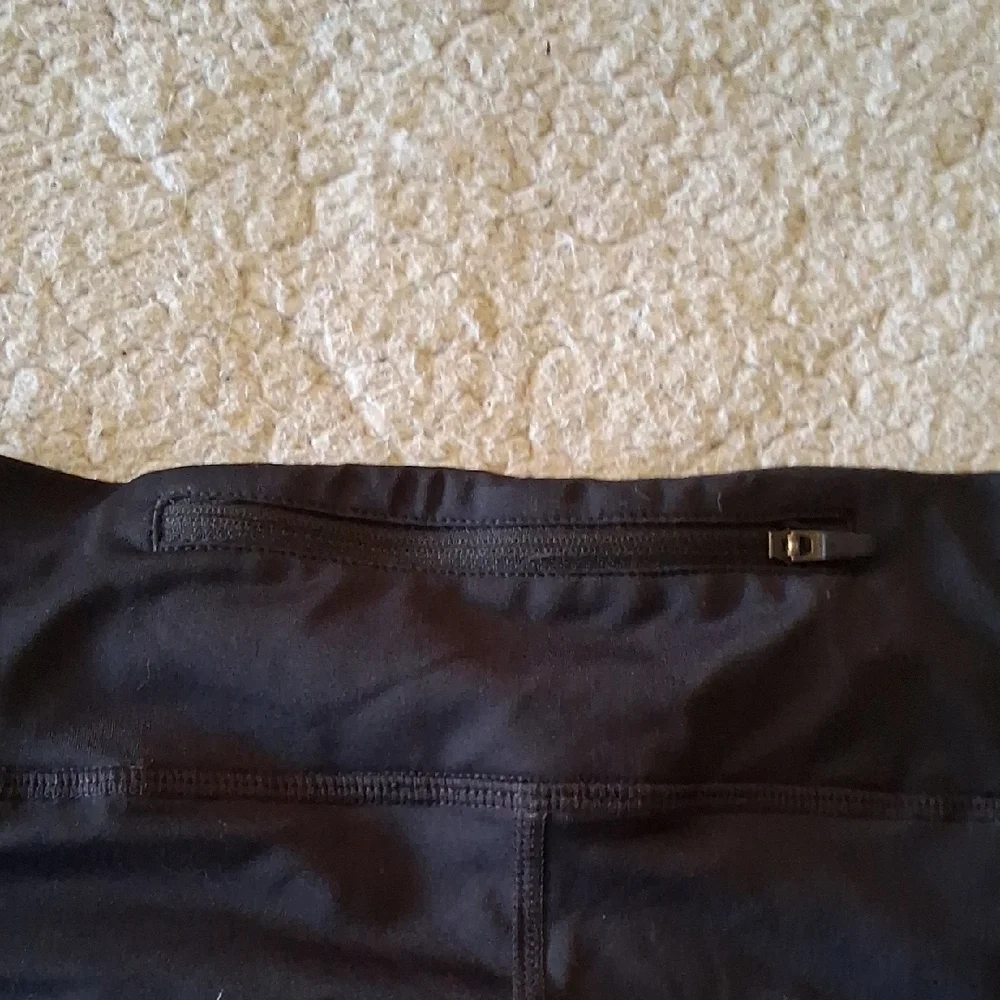 Nike Black and Gray Polka Dot Leggings